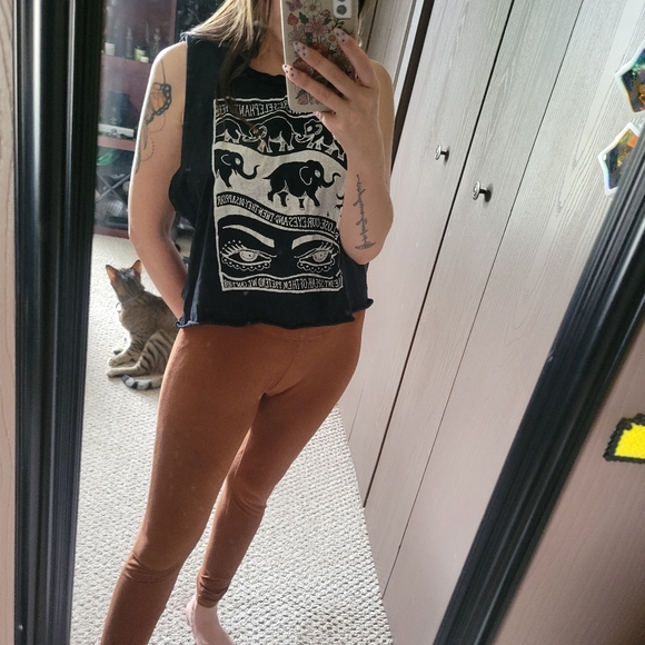 🤎S Forever 21 Suade Leggings🤎 - Picture 7 of 7